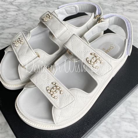 chanel dad sandal white|dad sandals zara.